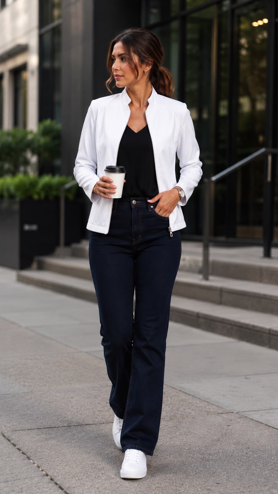 CHAQUETA RUBAN BLANCA REF S1218