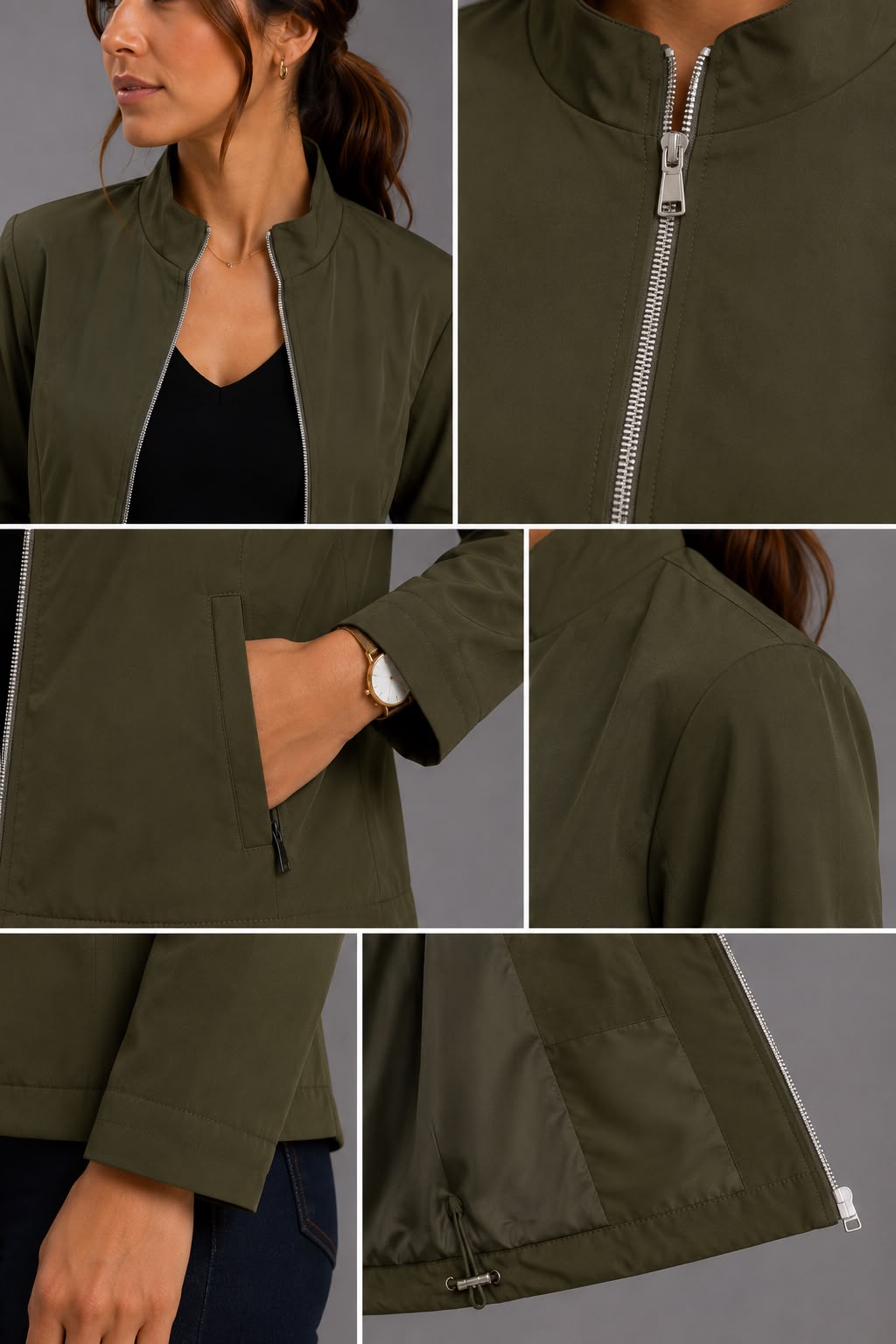 CHAQUETA URBAN VERDE REF S1210