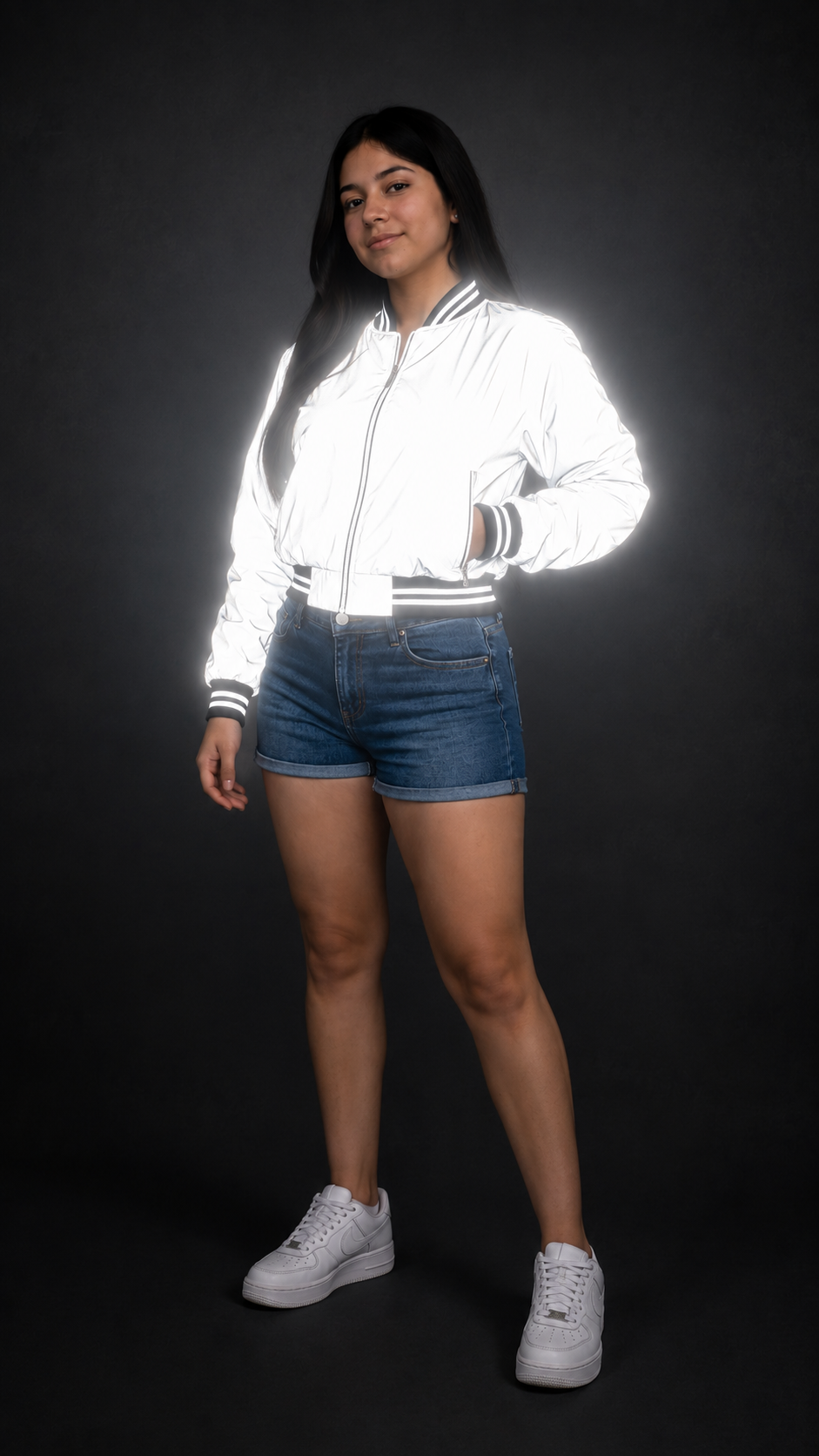 CHAQUETA REFLECTIVA DAMA CORTA REF S14RF