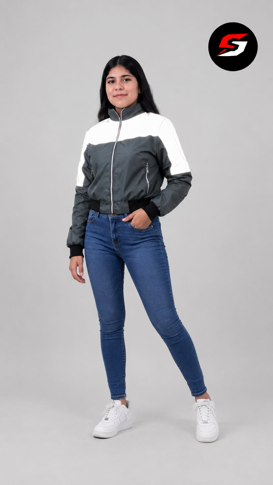 CHAQUETA REFLECTIVA COMBINADA CORTA REF S0206