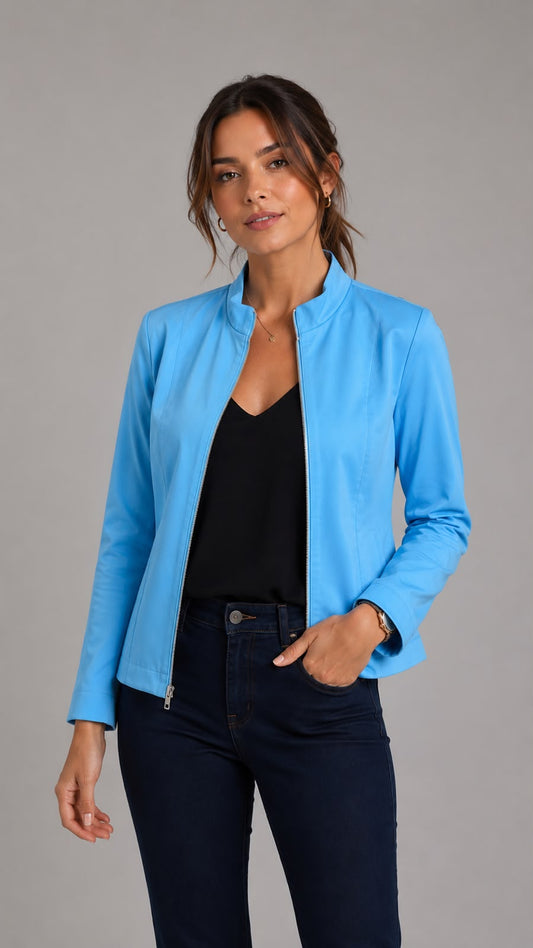 CHAQUETA URBAN CELESTE REF S1227