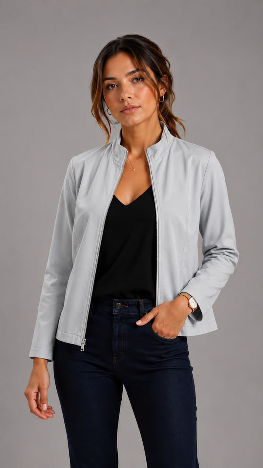 CHAQUETA URBAN GRIS PERLA REF S1207
