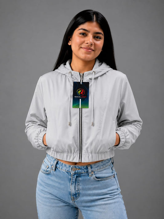 CHAQUETA CROP TOP CAPOTA REF S0607