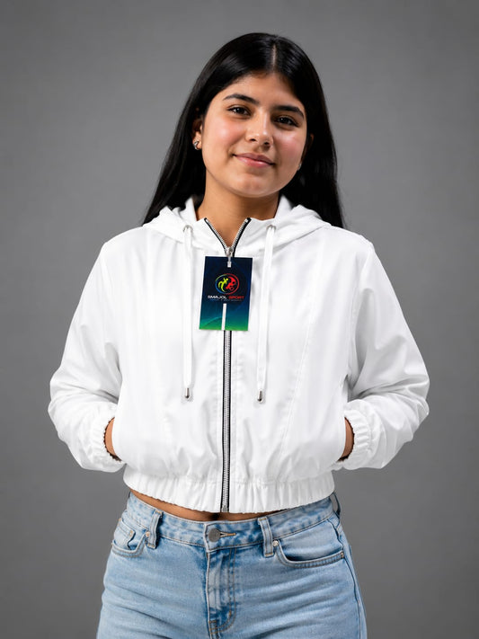 CHAQUETA CROP TOP CAPOTA REF 0618