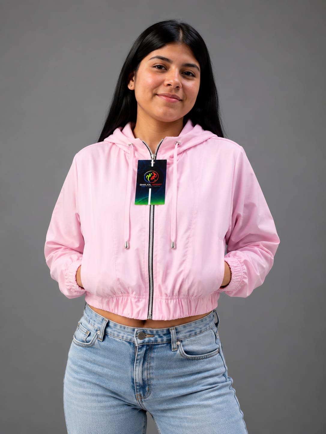 CHAQUETA CROP TOP CAPOTA REF S0622