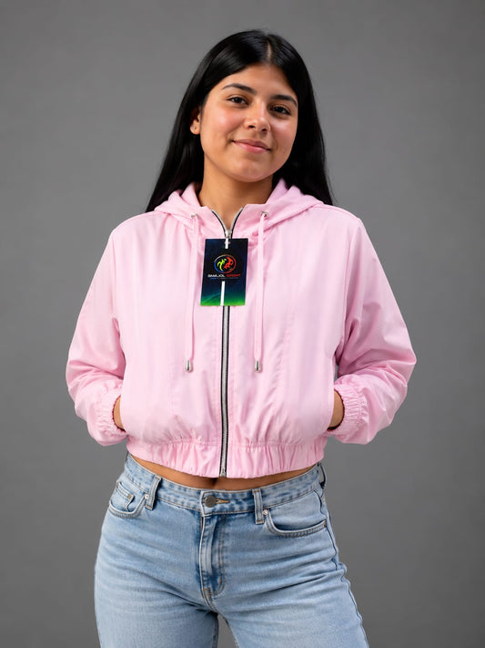 CHAQUETA CROP TOP CAPOTA REF S0622