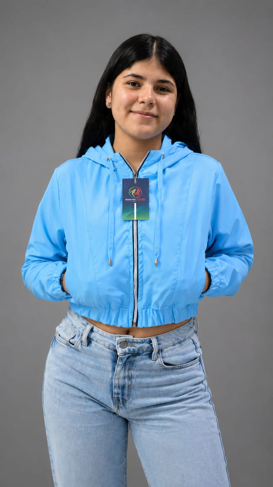 CHAQUETA CROP TOP CAPOTA REF S0627