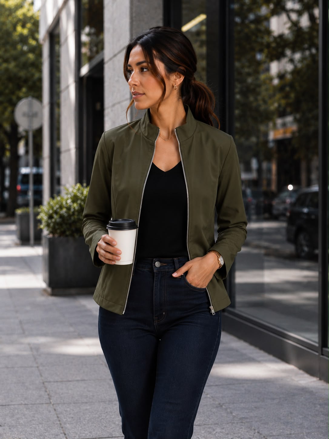 CHAQUETA URBAN VERDE REF S1210