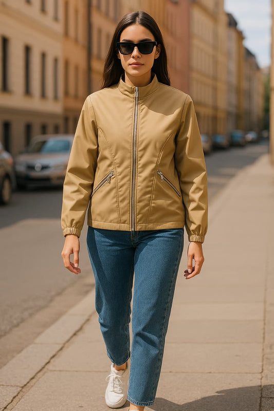 Chaqueta Sencilla En Tela Antifluido REF S0526