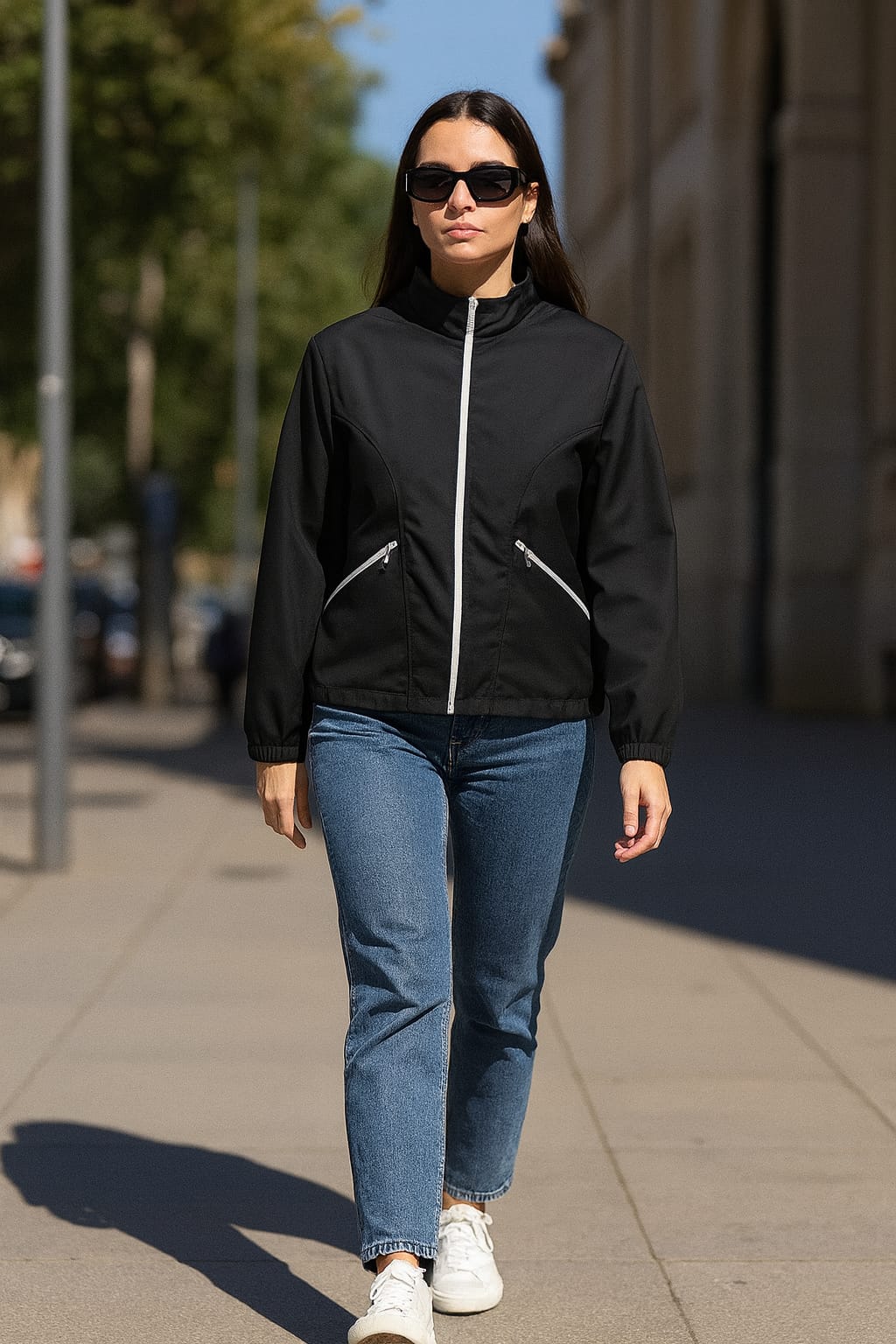 Chaqueta Sencilla En Tela Antifluido REF S0505