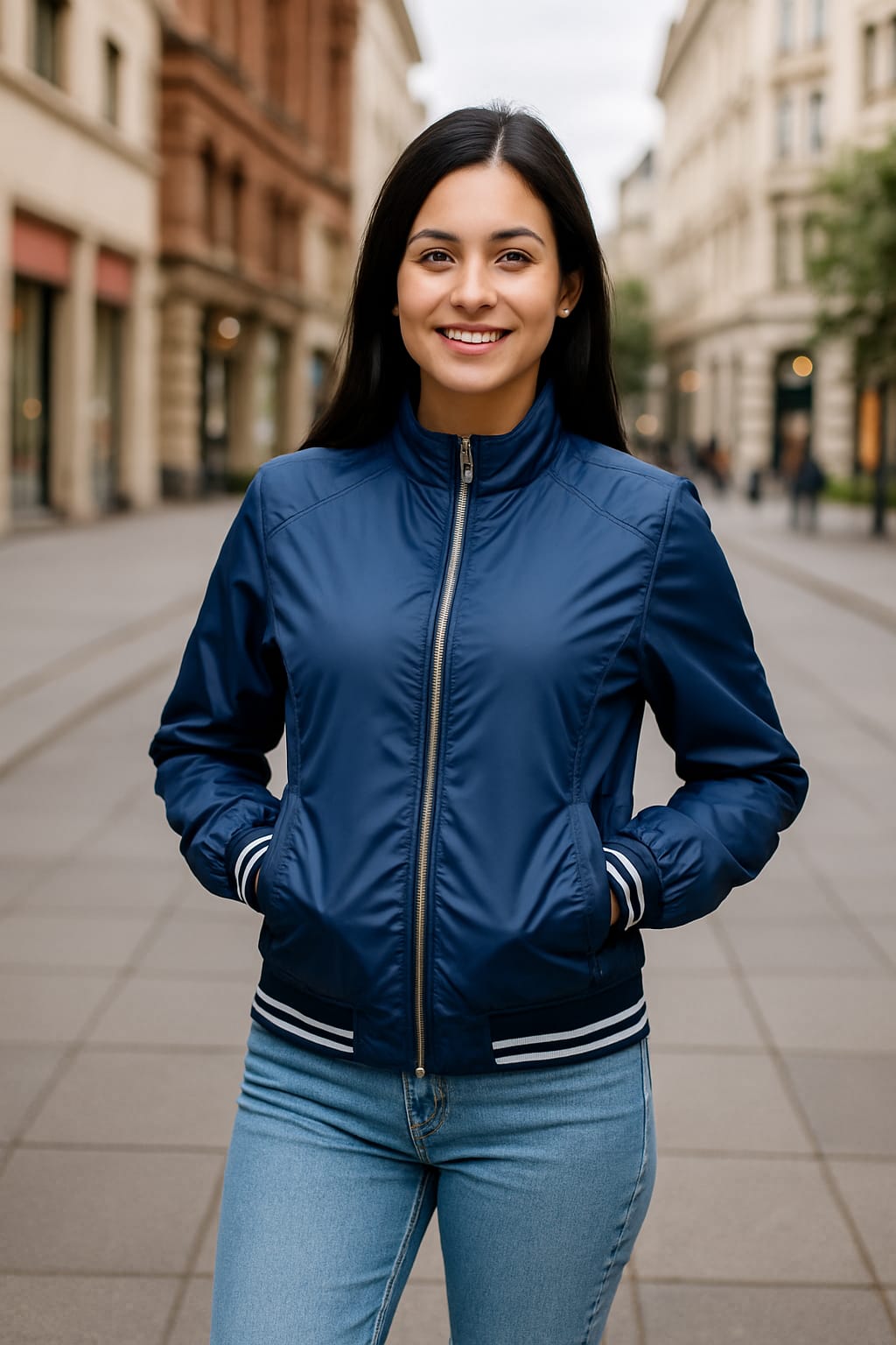 Chaqueta En Tela Súper Nailon